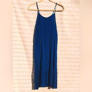 Blue Spaghetti Strap Sundress